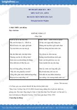 Đề thi giữa kì 1 Văn 8 Chân trời sáng tạo - Đề số 3